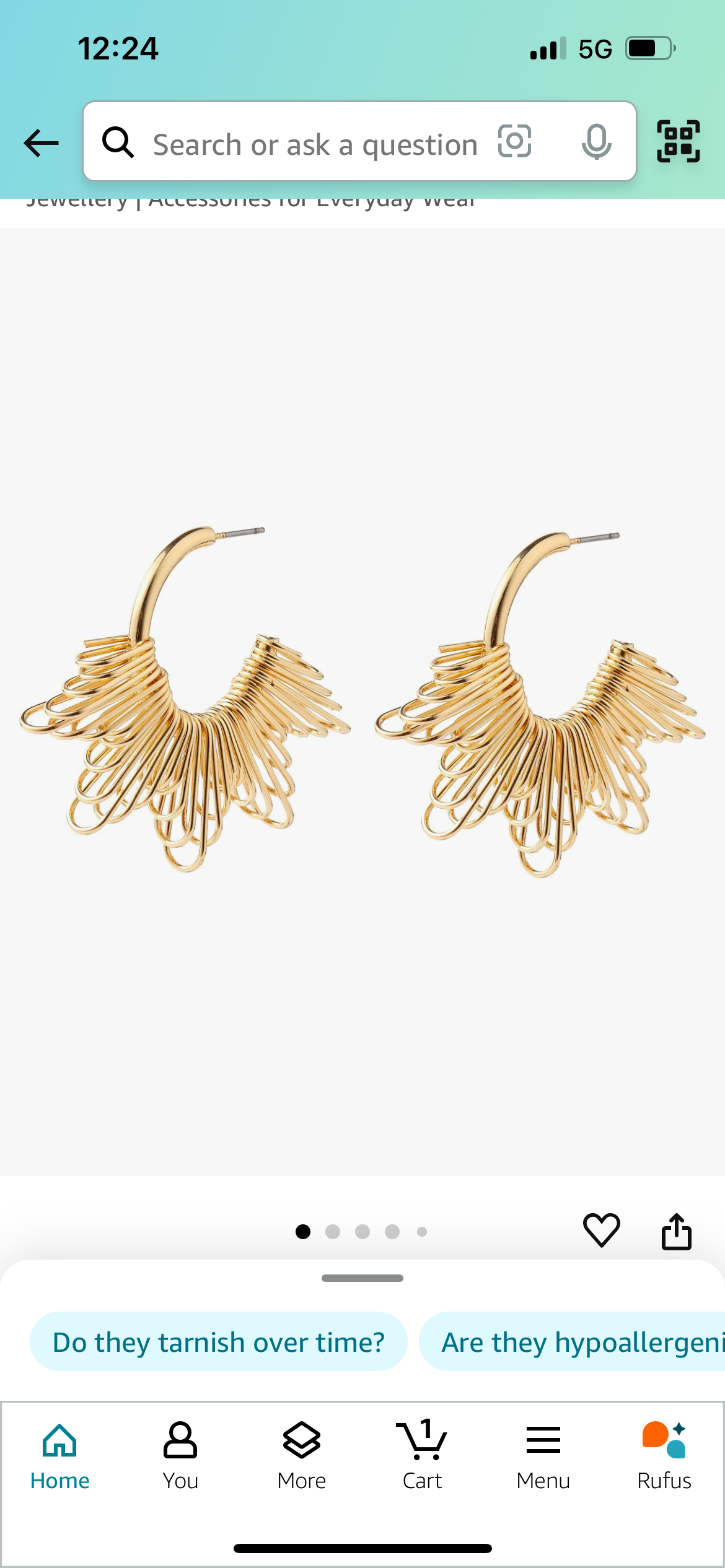 Luxury Gold Earring for Women & Girls