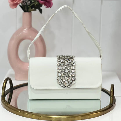 Bridal Accessories Stylish Clutch Purses for Women - Compact and Lightweight Design, One Pockets for Convenient Storage - Ideal for Everyday Use, Travel, and Casual Outings