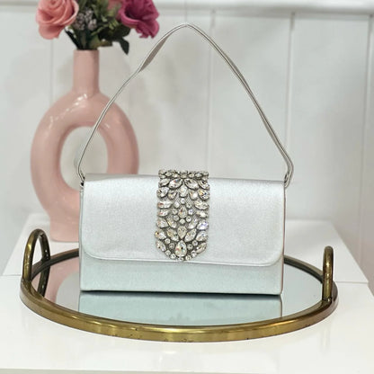 Bridal Accessories Stylish Clutch Purses for Women - Compact and Lightweight Design, One Pockets for Convenient Storage - Ideal for Everyday Use, Travel, and Casual Outings