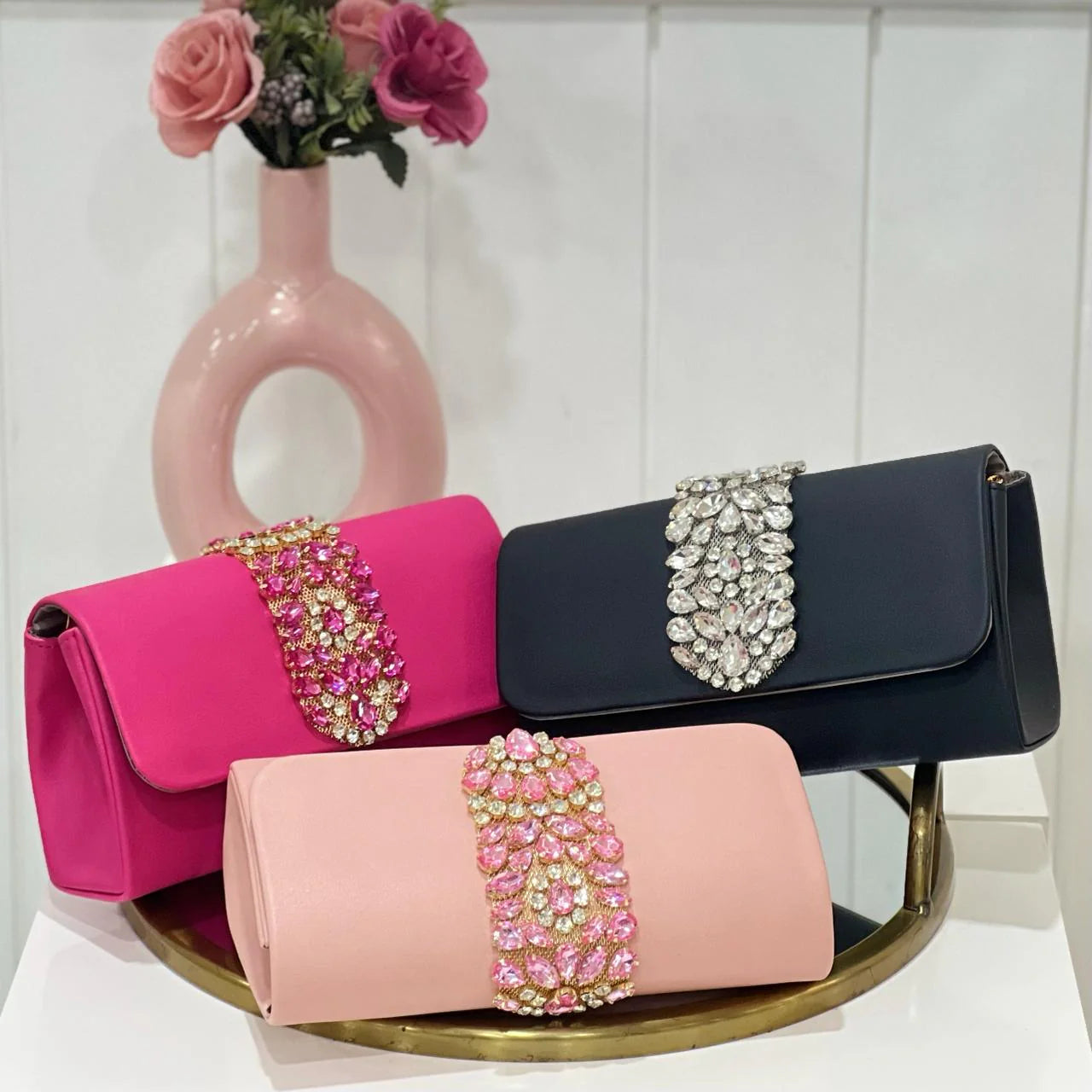 Bridal Accessories Stylish Clutch Purses for Women - Compact and Lightweight Design, One Pockets for Convenient Storage - Ideal for Everyday Use, Travel, and Casual Outings